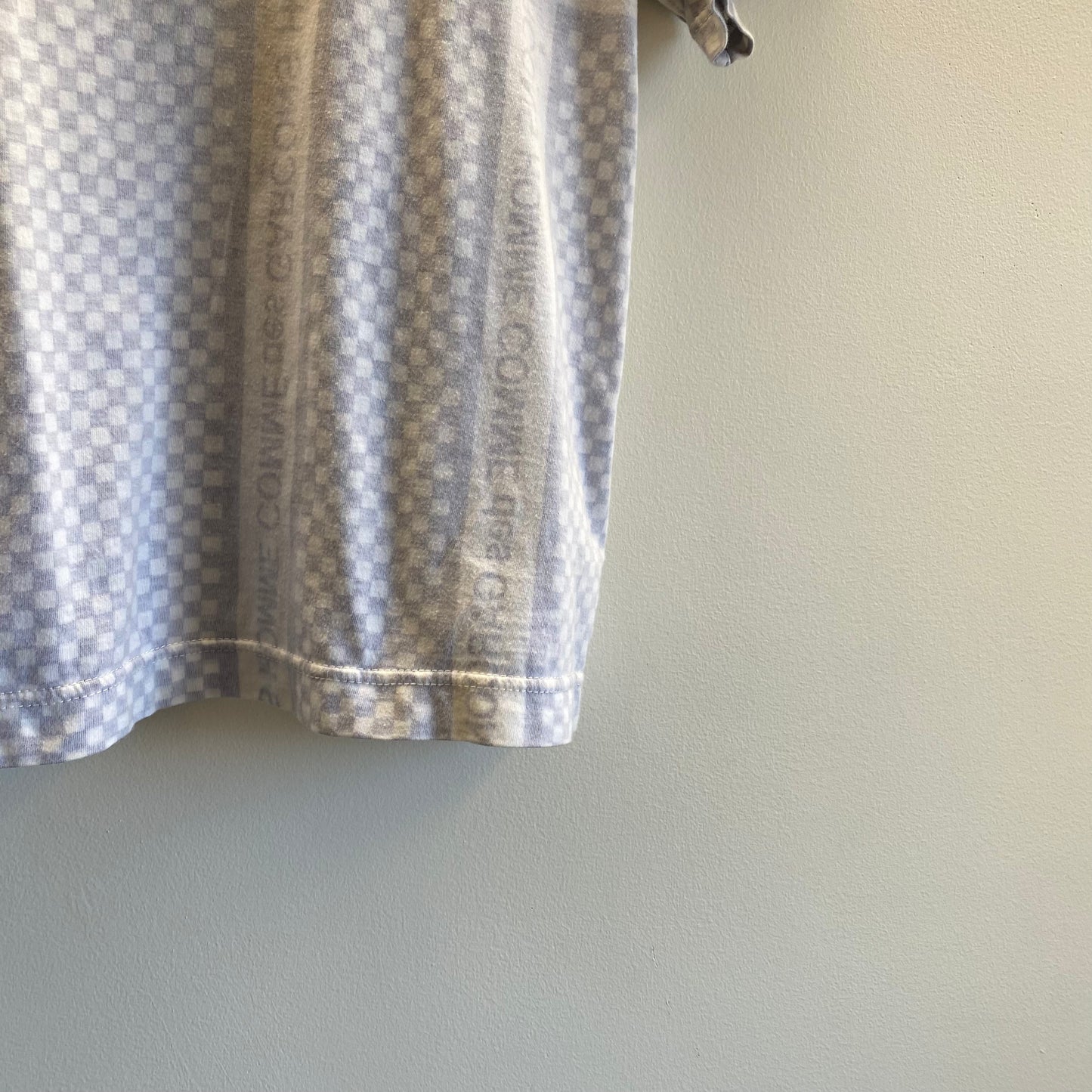 Comme des Garçons 2003 Checkered Logo Tee