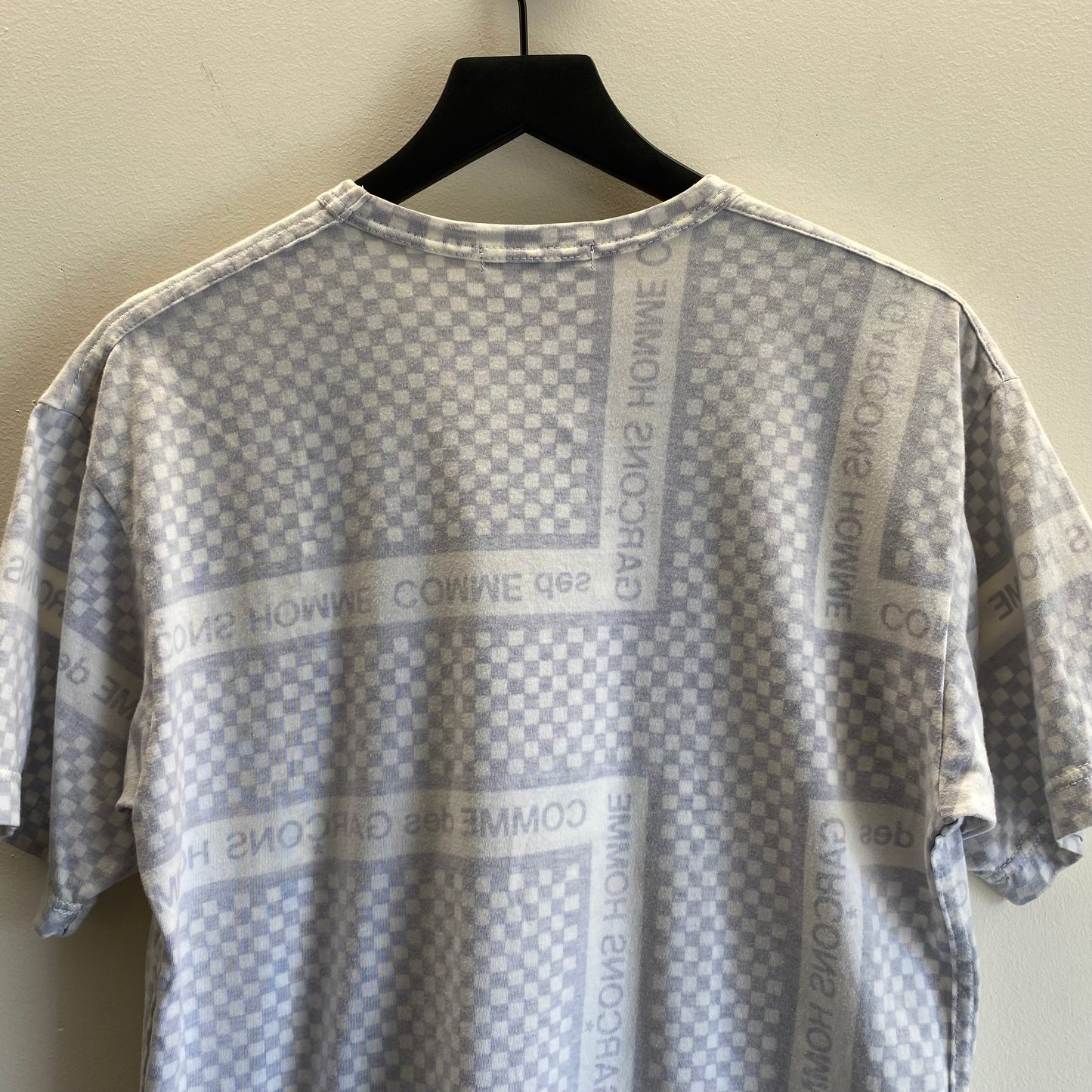 Comme des Garçons 2003 Checkered Logo Tee