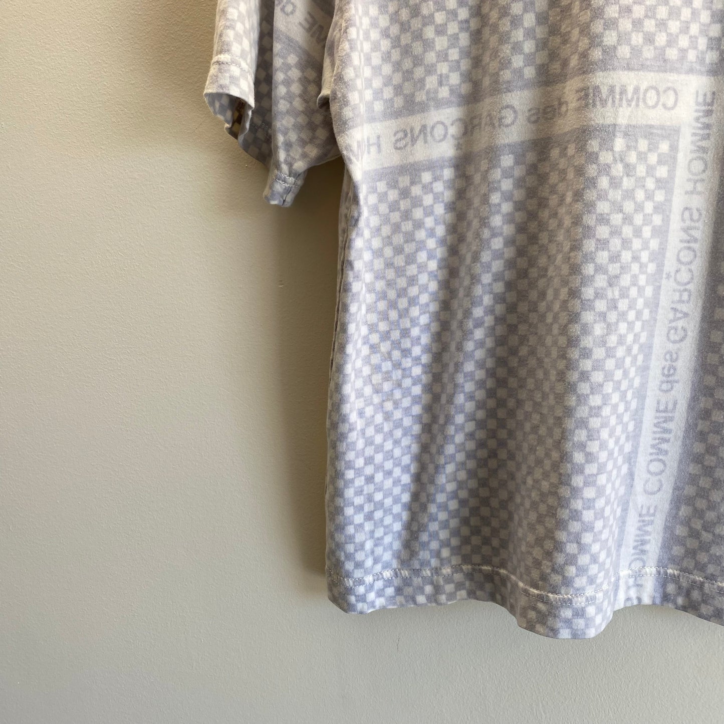 Comme des Garçons 2003 Checkered Logo Tee