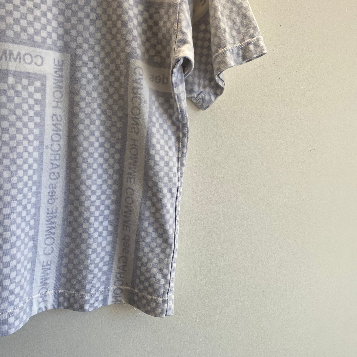 Comme des Garçons 2003 Checkered Logo Tee