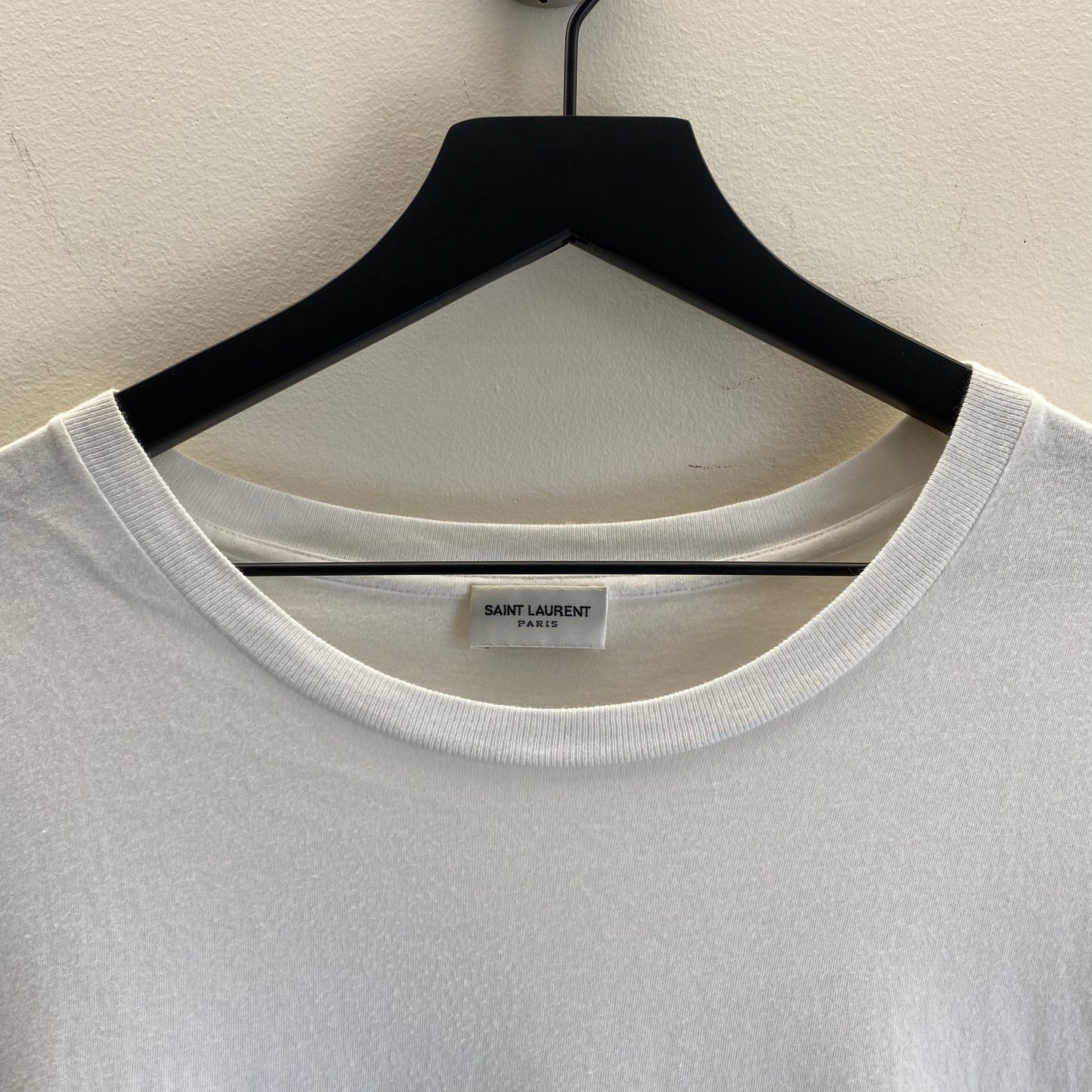 Saint Laurent Paris 19SS Metallic "Love" T-Shirt