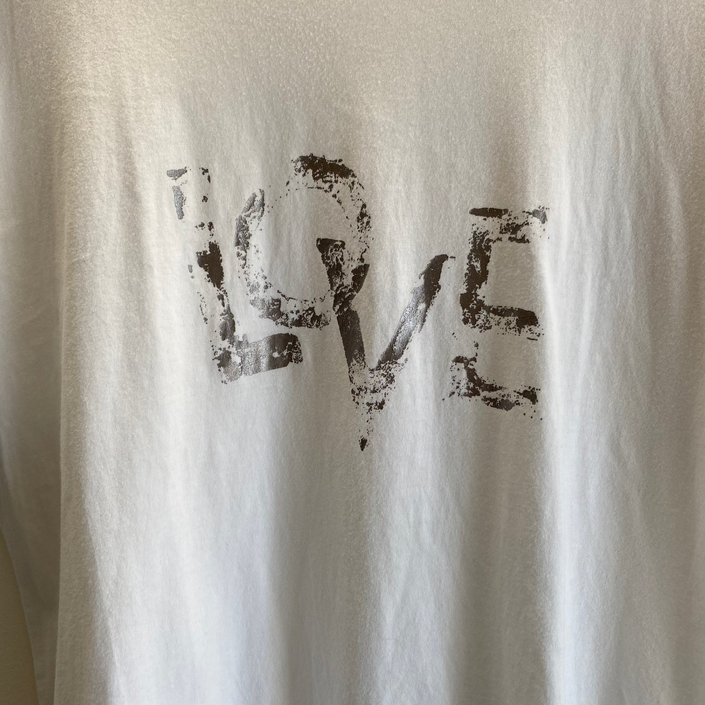 Saint Laurent Paris 19SS Metallic "Love" T-Shirt