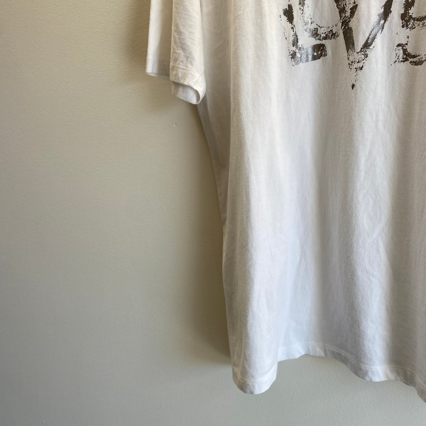 Saint Laurent Paris 19SS Metallic "Love" T-Shirt