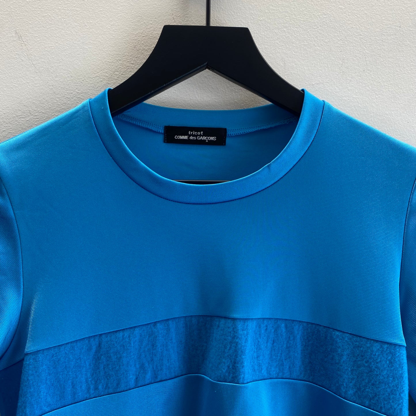 Comme des Garcons Tricot 1999 Blue Wool Stripe Longleeve