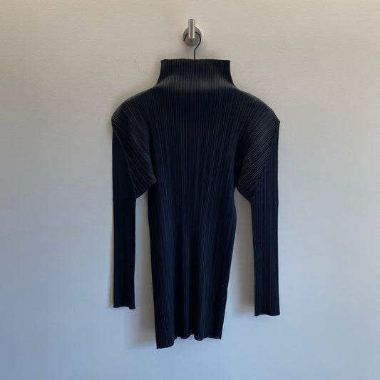 Issey Miyake Pleats Please Long Sleeve Turtleneck