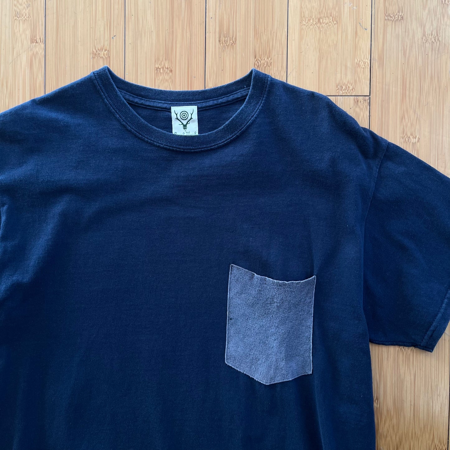 South2West8 Leather Pocket T-Shirt