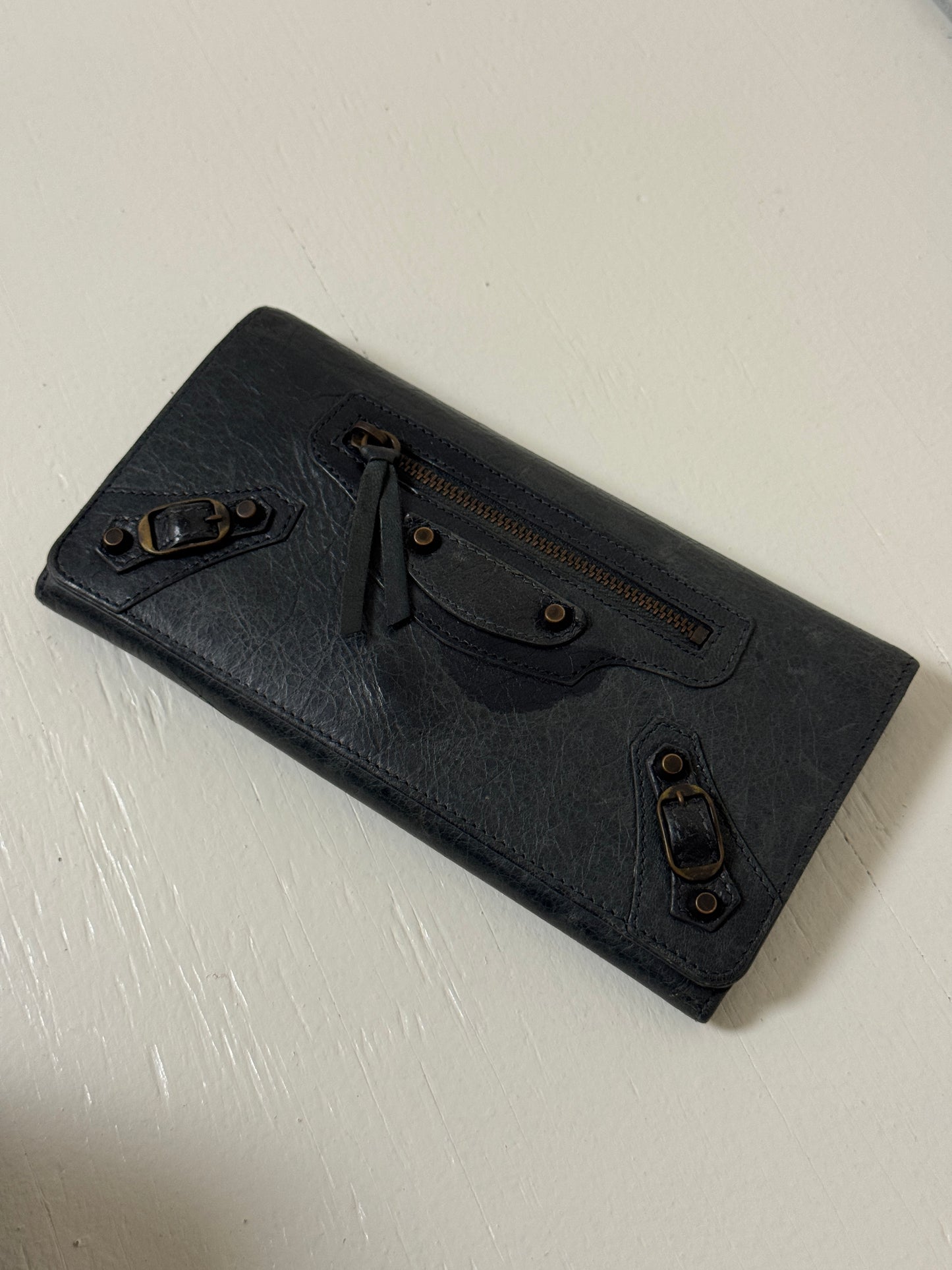 Balenciaga Leather Long Wallet