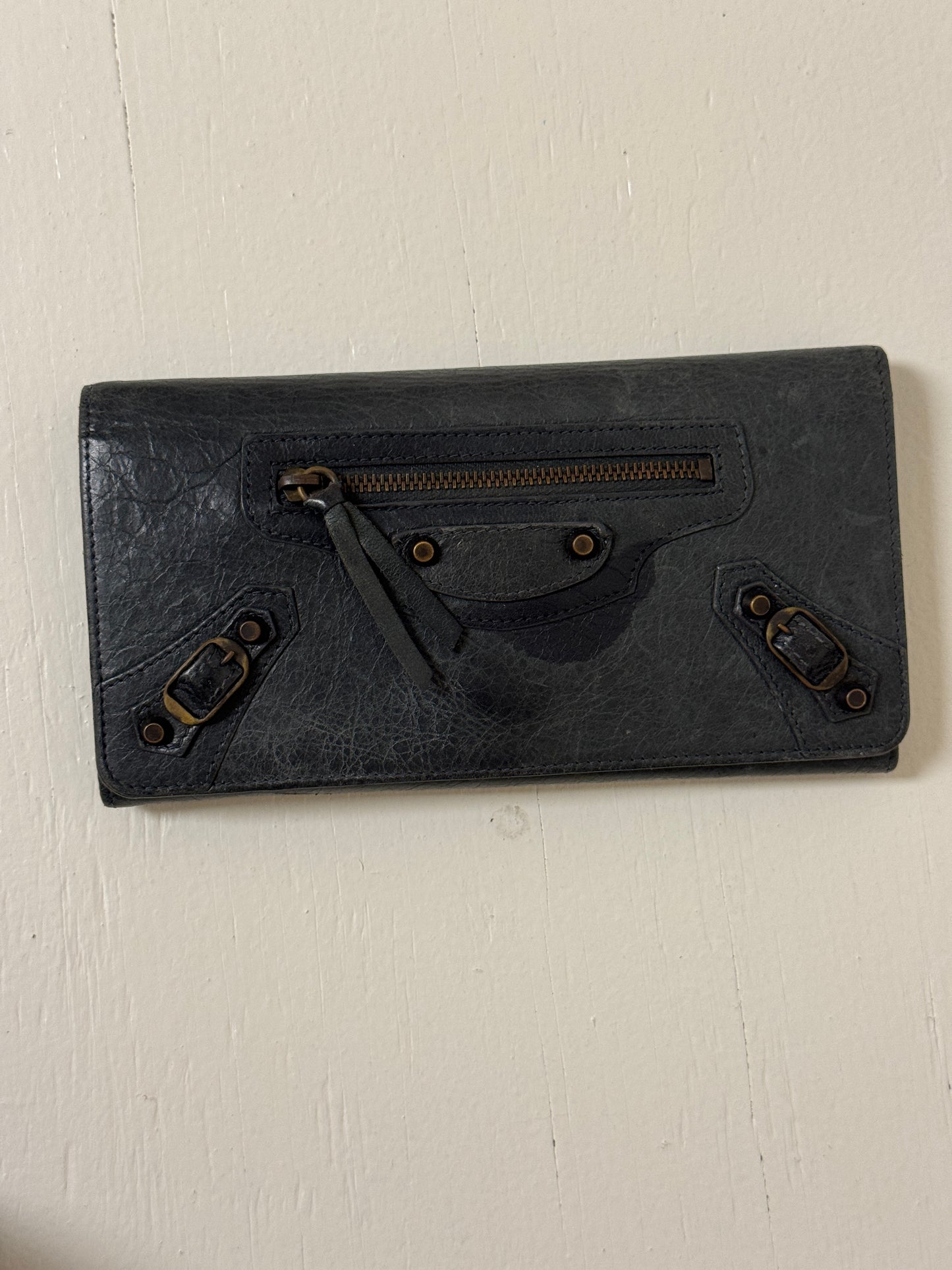 Balenciaga Leather Long Wallet
