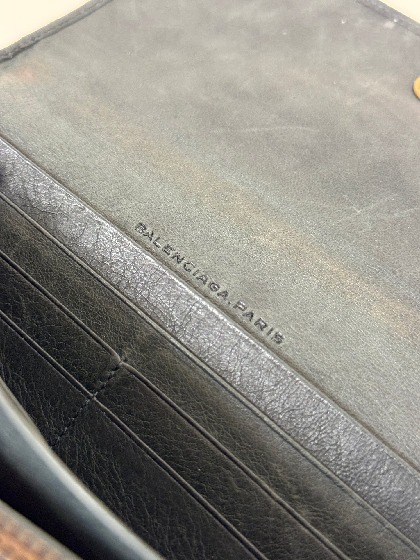 Balenciaga Leather Long Wallet