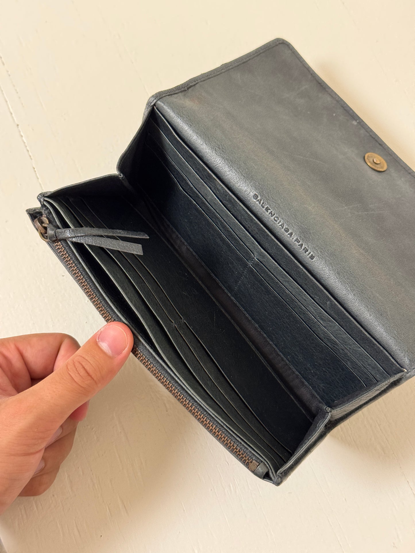 Balenciaga Leather Long Wallet
