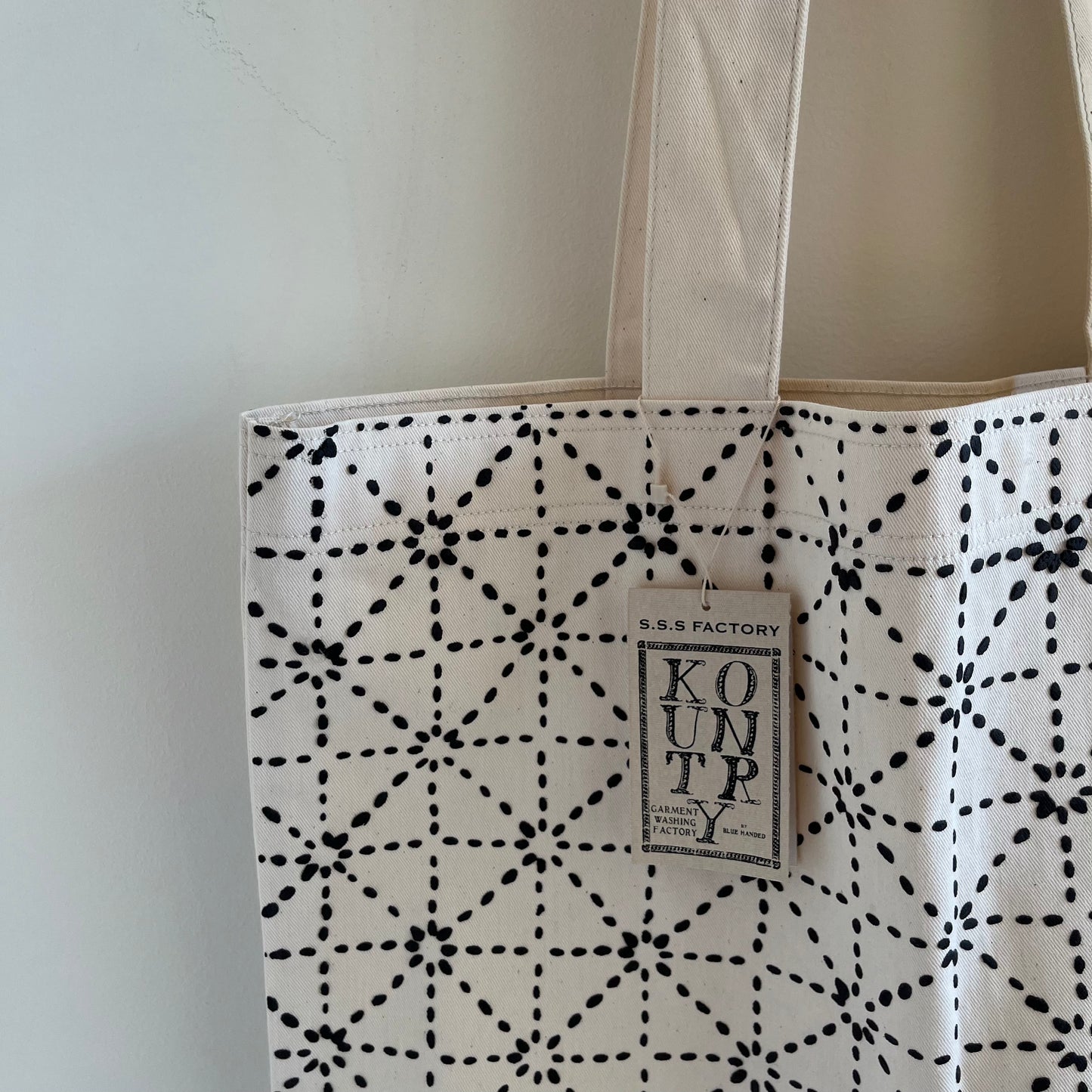 Kapital Kountry Sashiko Print Tote