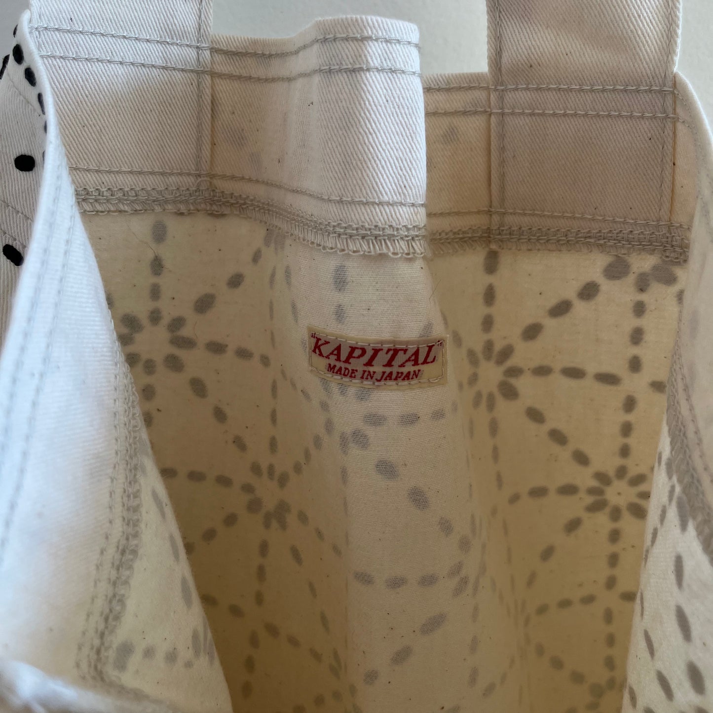 Kapital Kountry Sashiko Print Tote