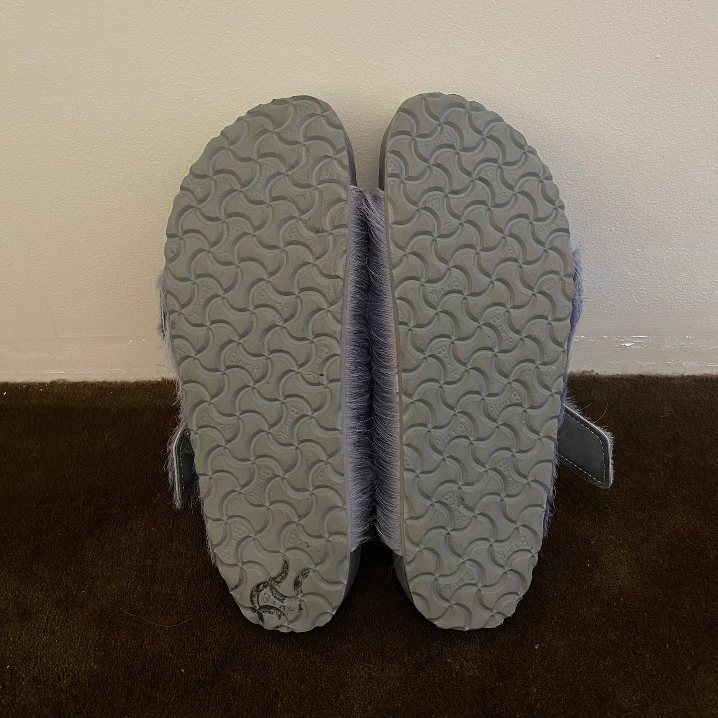 Rick Owens Fur Arizona Birkenstocks