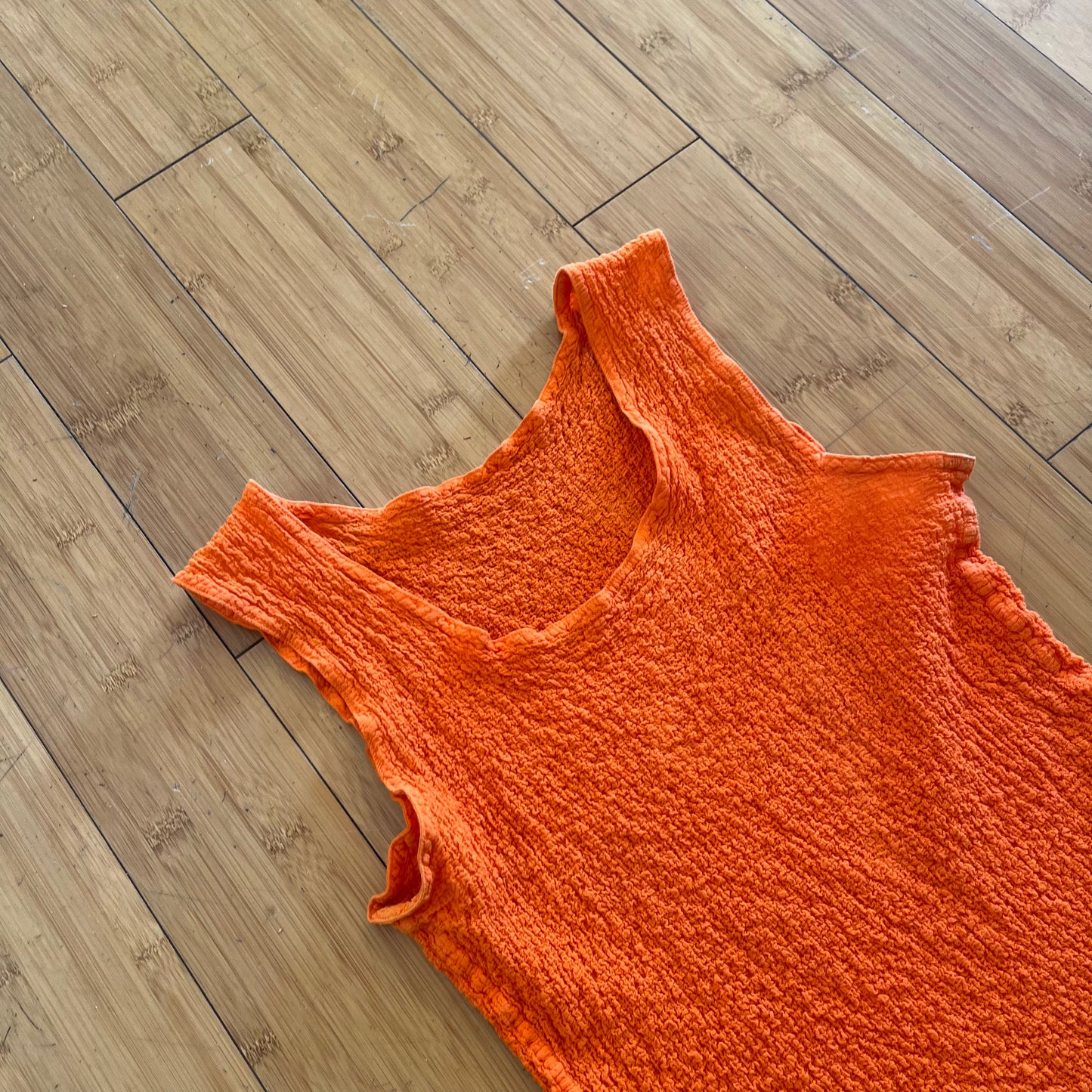 Issey Miyake ME Crinkle Tank-Top