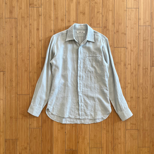 Helmut Lang Asymmetrical Long-Sleeve Button-Up