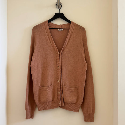 Auralee Corkscrew Knit Cardigan