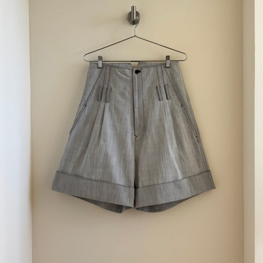 Y's Inverted Pleated Shorts