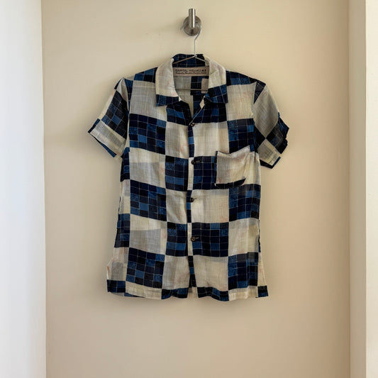 Kapital Indigo Boro Check Shirt