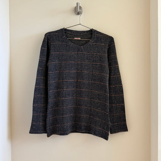 Kapital Striped Patched Longsleeve Tee
