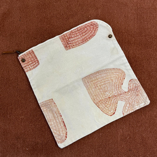 Kapital Floral Motif Zip Bag