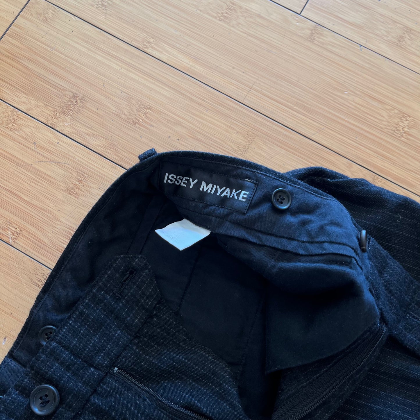 Issey Miyake Vintage Striped Seam Slacks