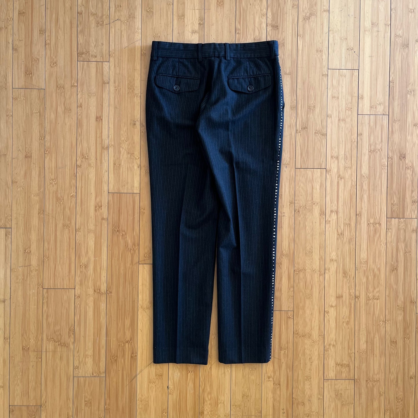 Issey Miyake Vintage Striped Seam Slacks