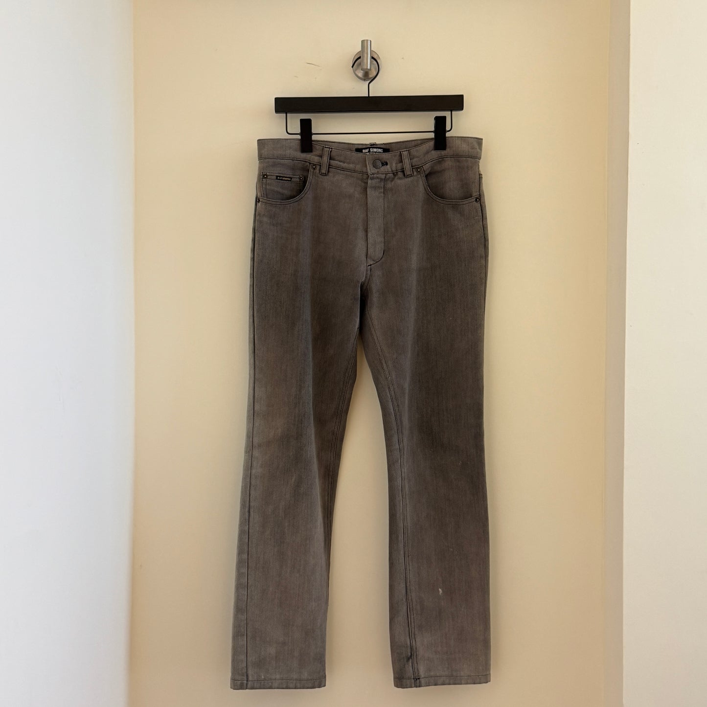 Raf Simons AW 03'-04' Grey Wash Denim Jeans