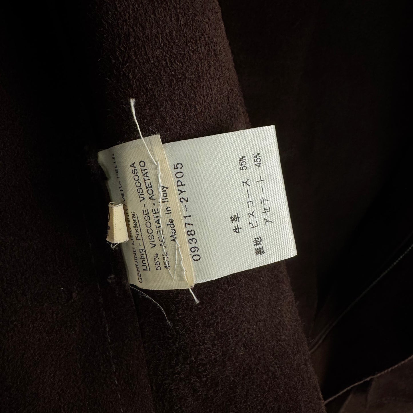 Yves Saint Laurent Rive Gauche Suede Jacket