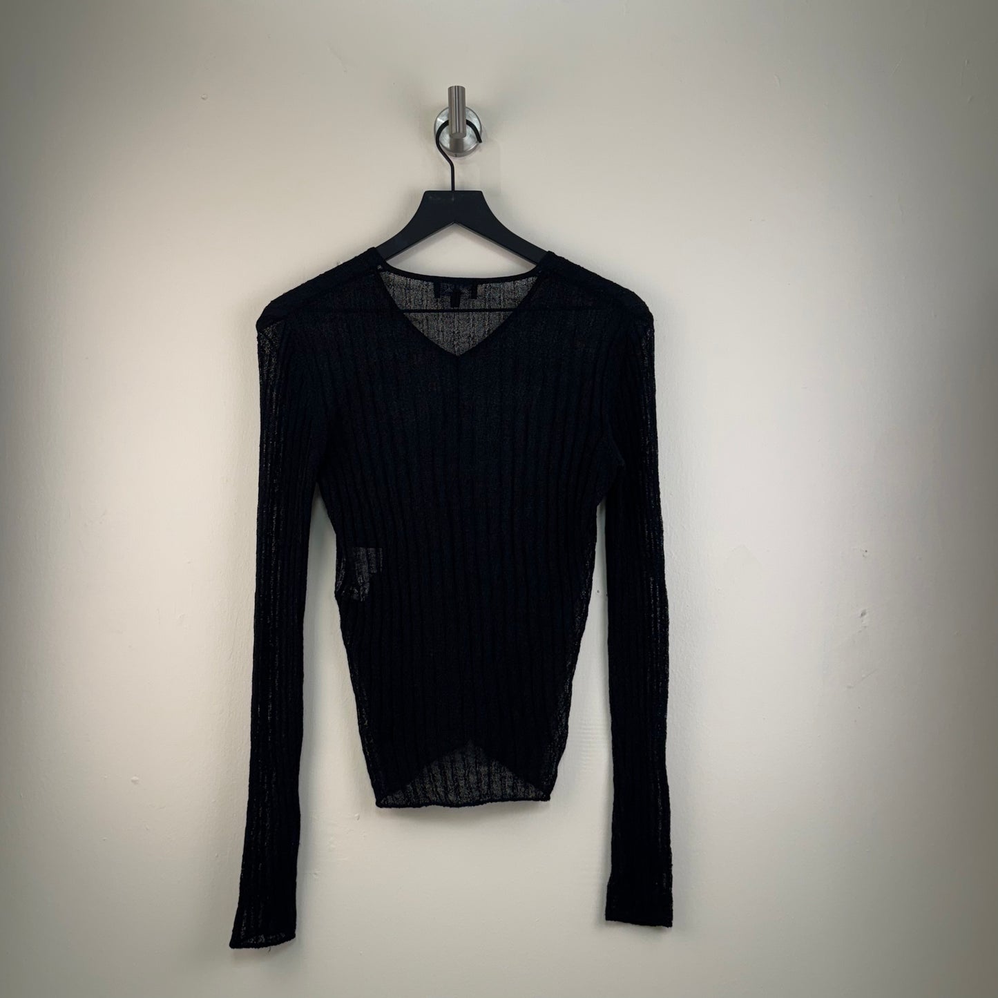 Gucci Long-Sleeve V-Neck Top