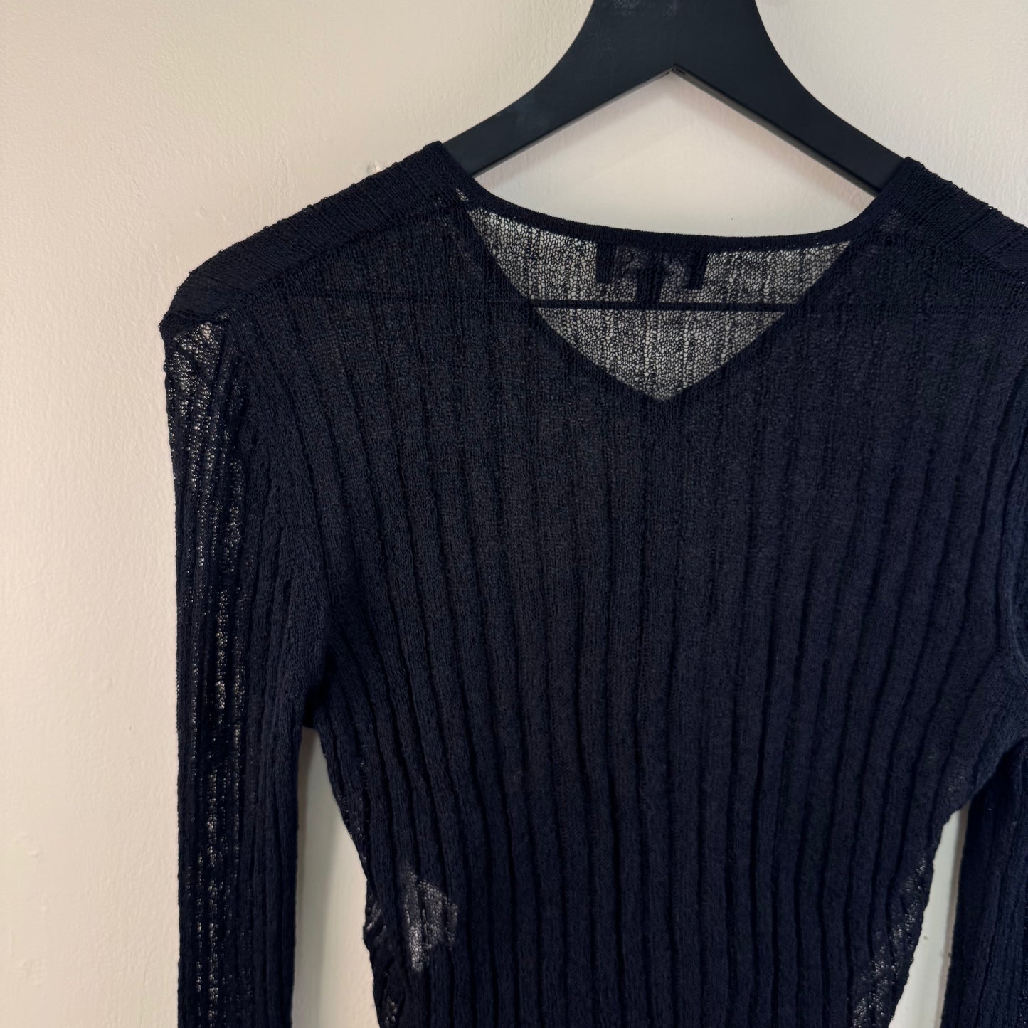 Gucci Long-Sleeve V-Neck Top
