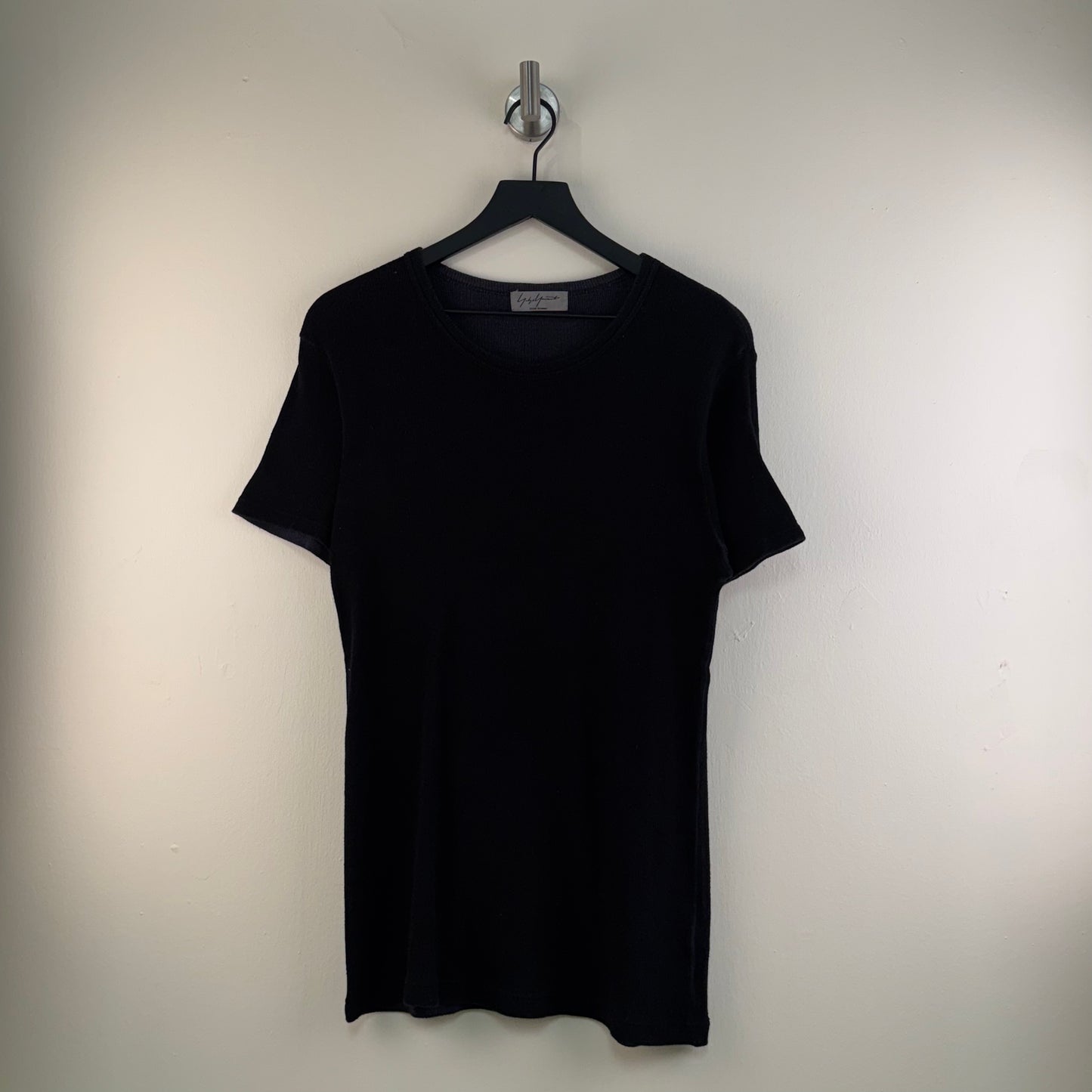 Yohji Yamamoto Pour Homme Ribbed Short Sleeve T-Shirt