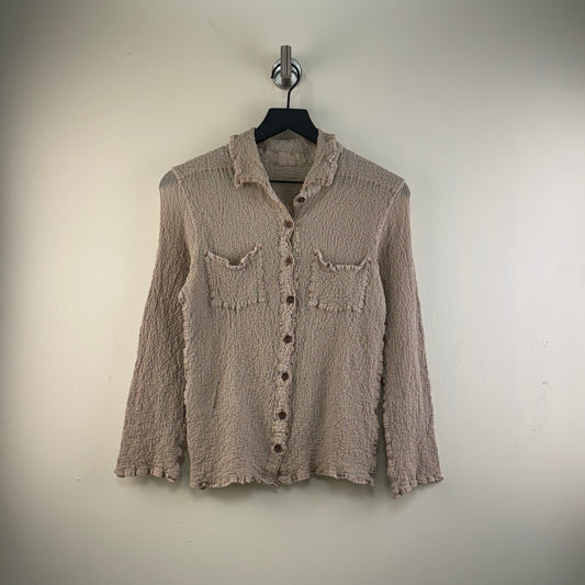 Issey Miyake Me Cauliflower Long Sleeve Shirt