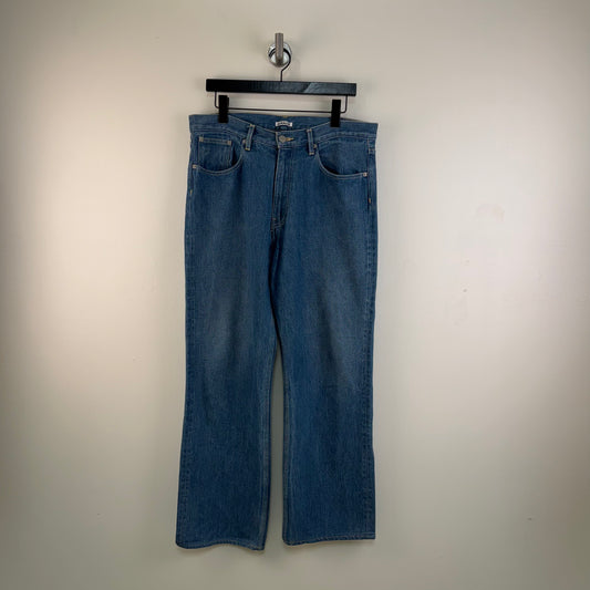 Auralee Washed Hard Twist Denim 5P Pants