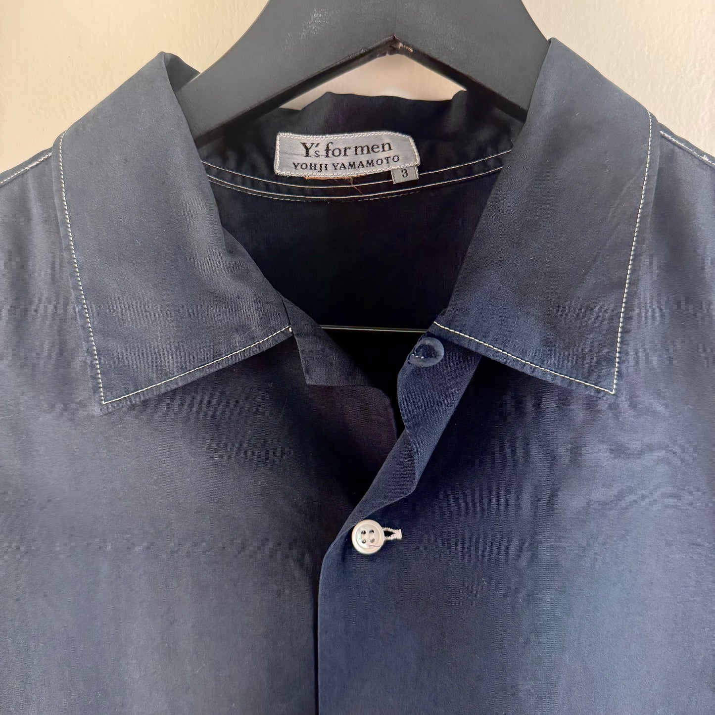 Y's for Men Contrast Stitch Shirt