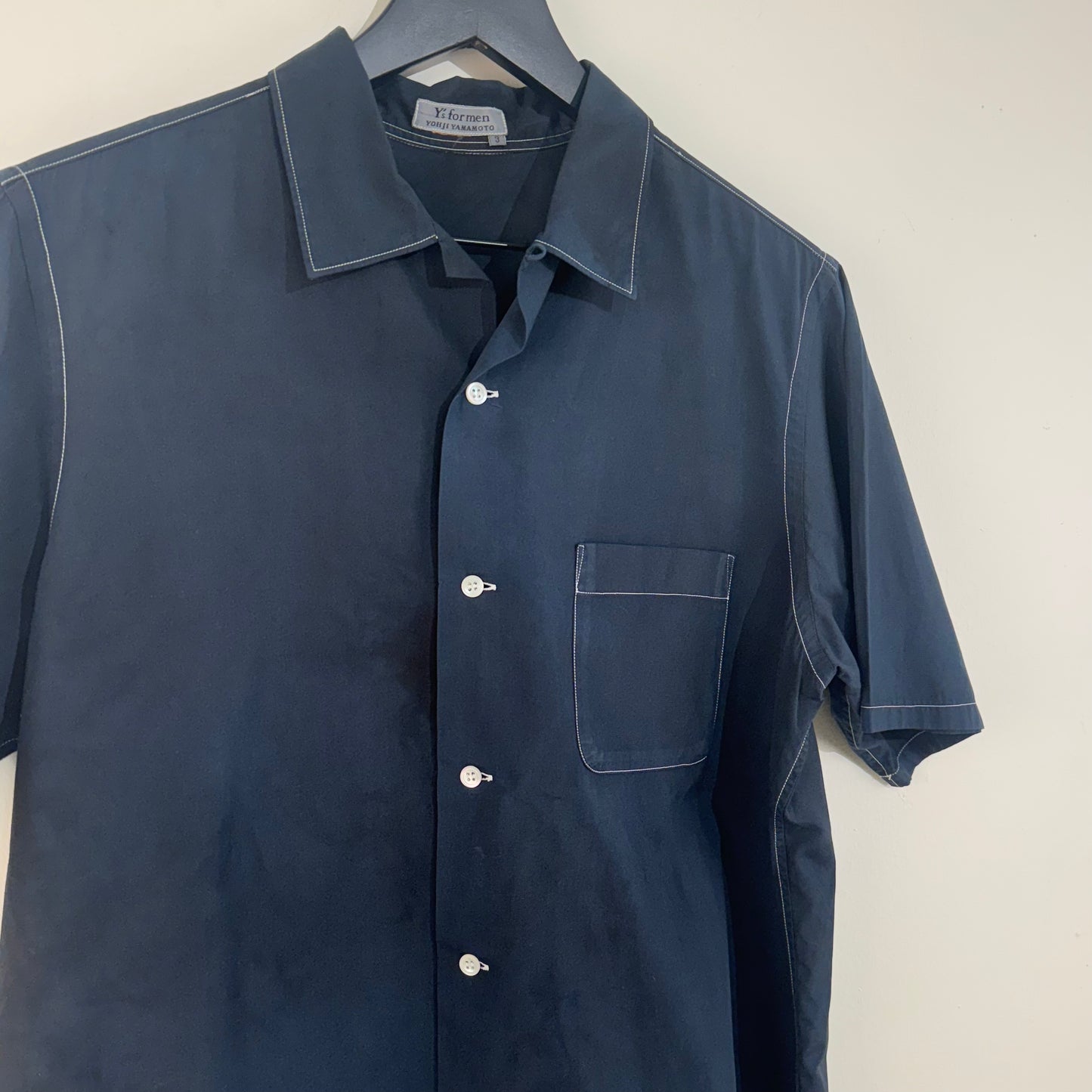 Y's for Men Contrast Stitch Shirt