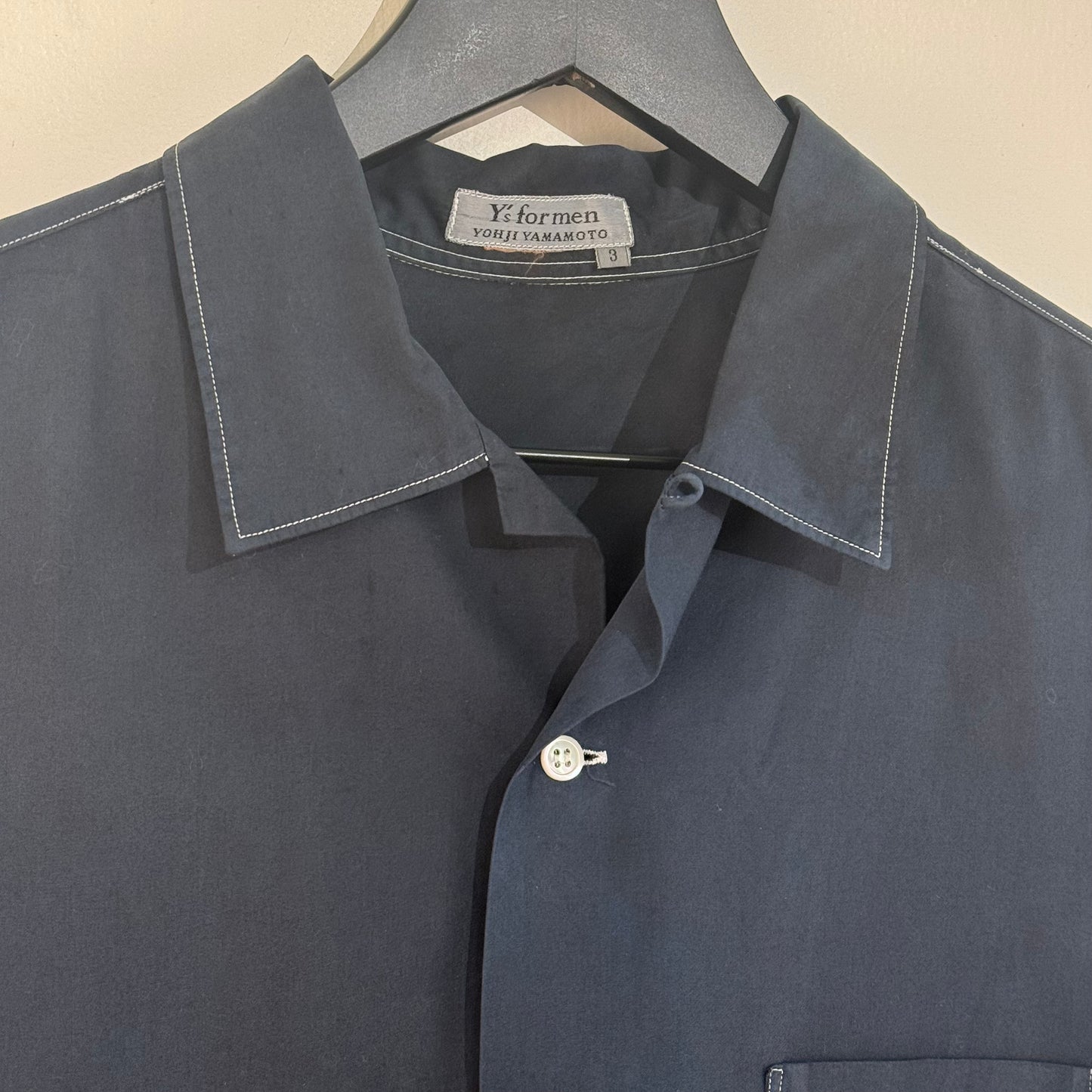 Y's for Men Contrast Stitch Shirt