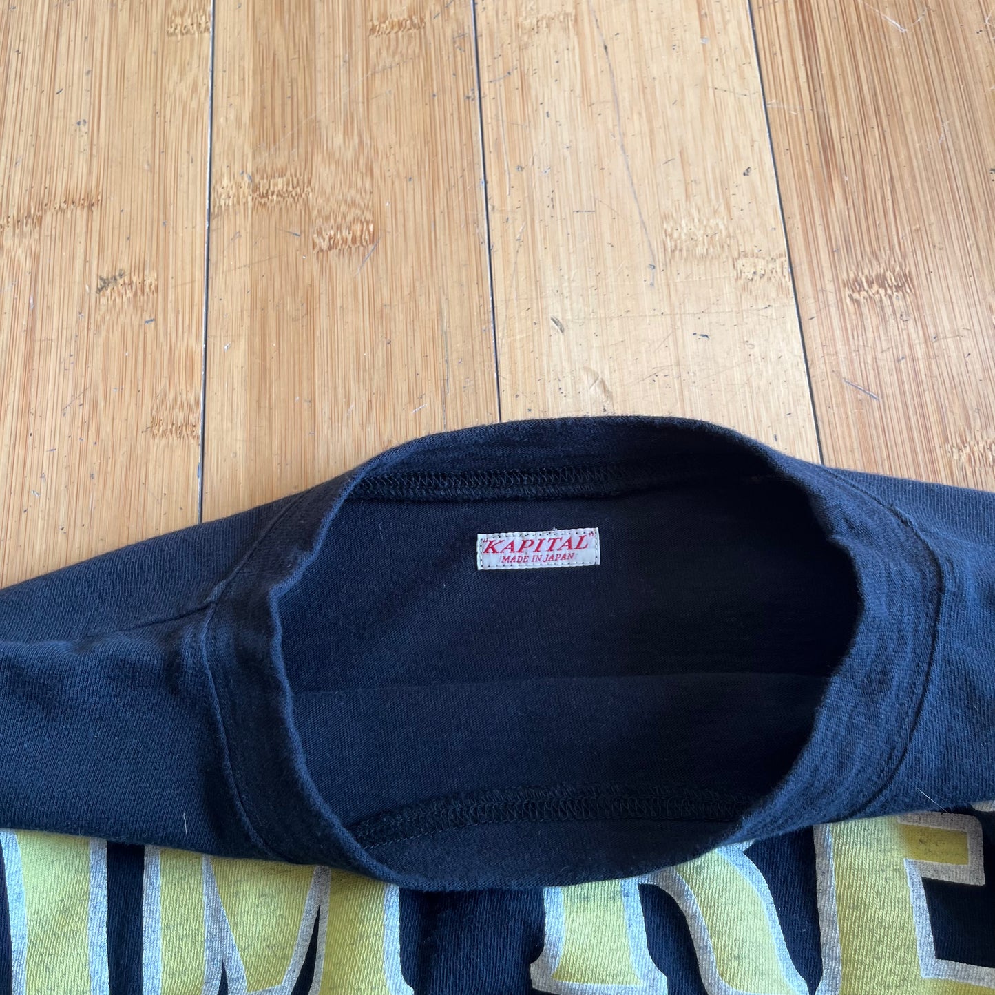Kapital Oversized "Denim Repair" T-Shirt
