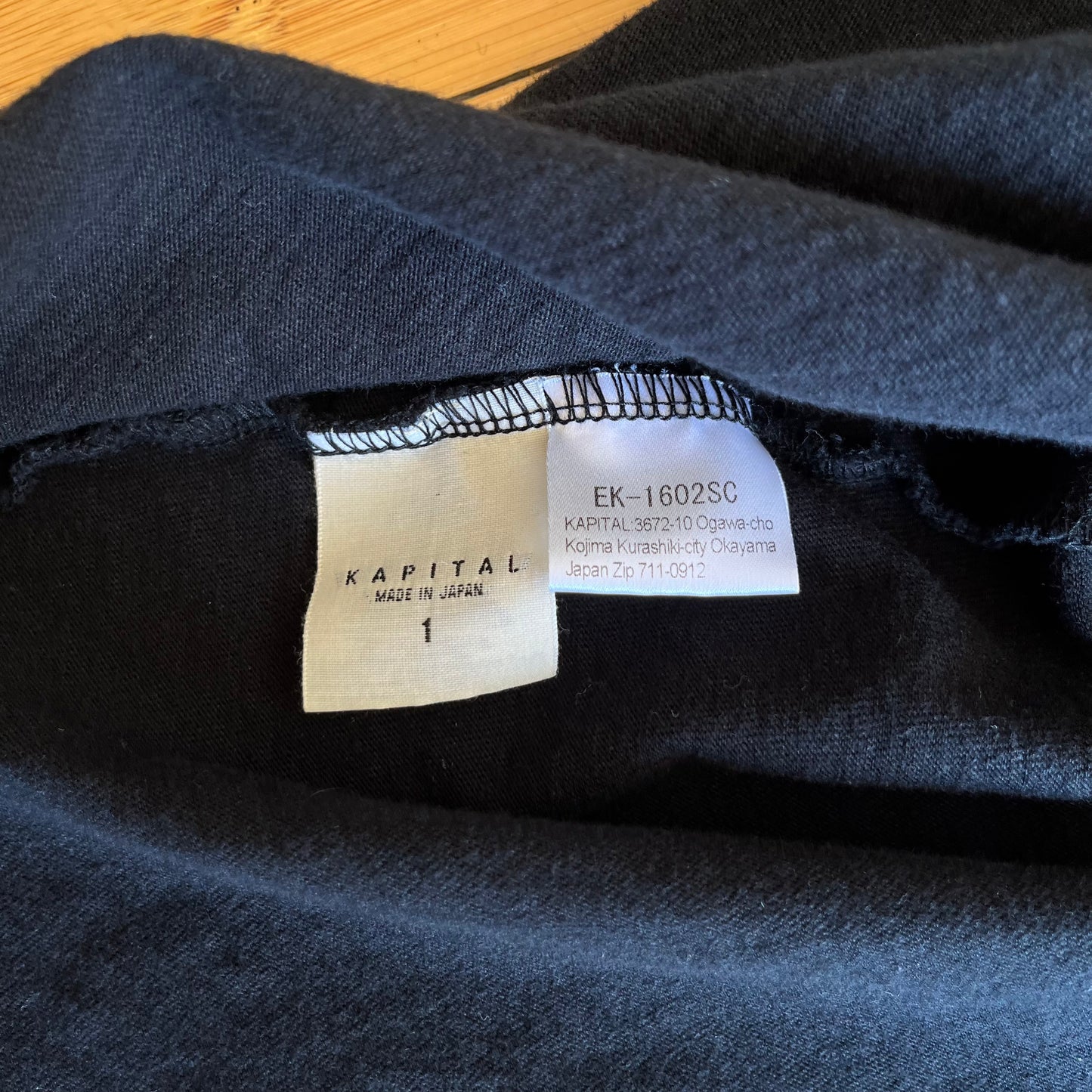 Kapital Oversized "Denim Repair" T-Shirt