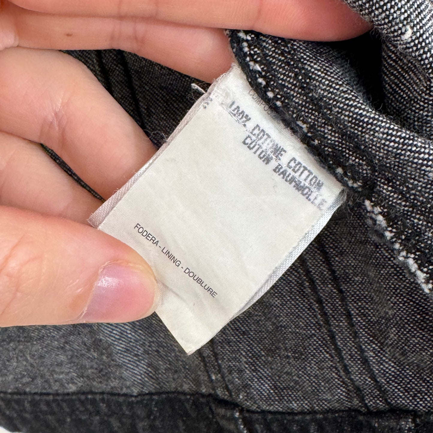 Gucci Black Denim Jacket 1998