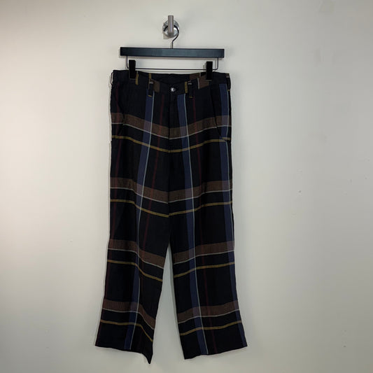 Y's Yohji Yamamoto Linen Check Pants