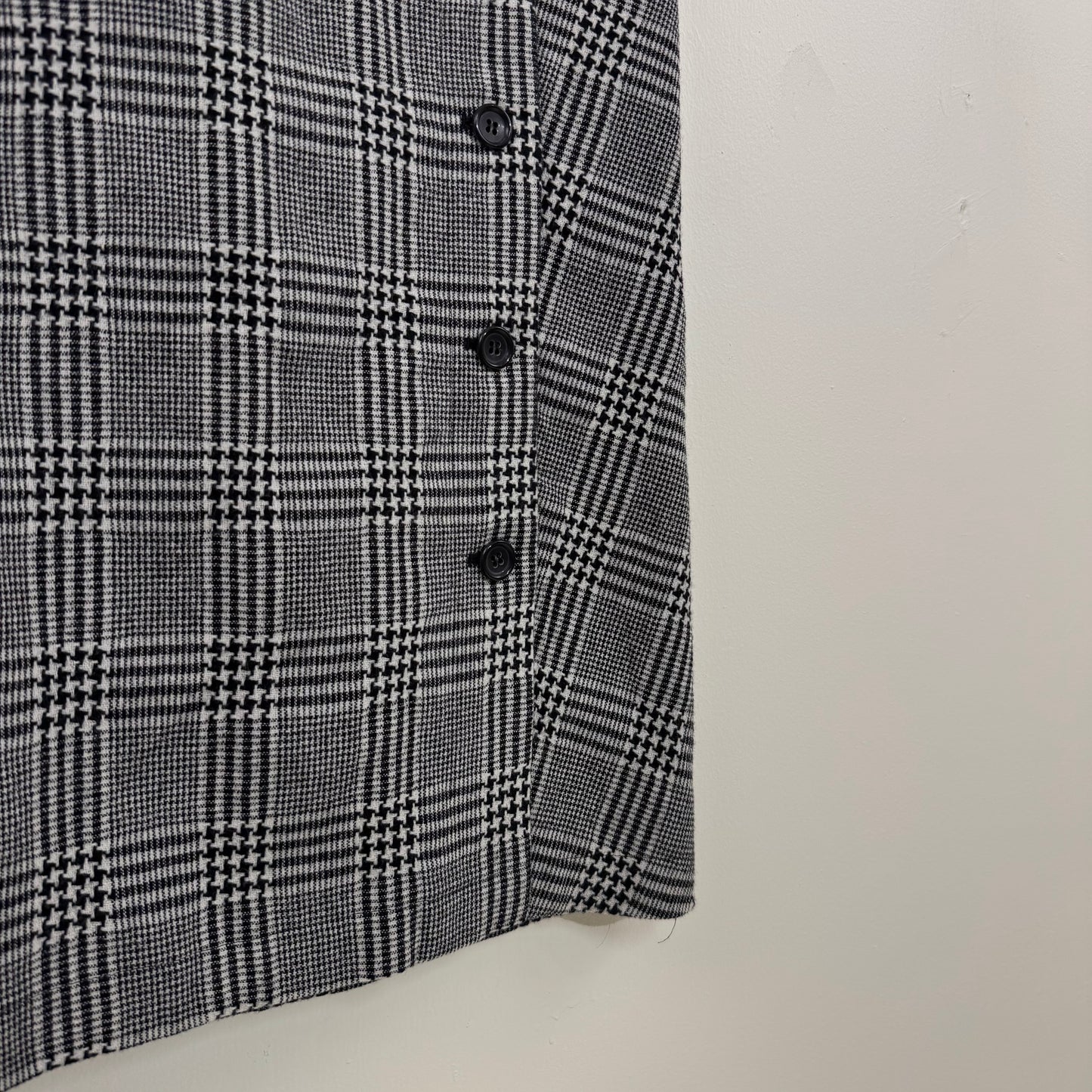 Comme des Garçons 1980s Wool Glen Check Skirt