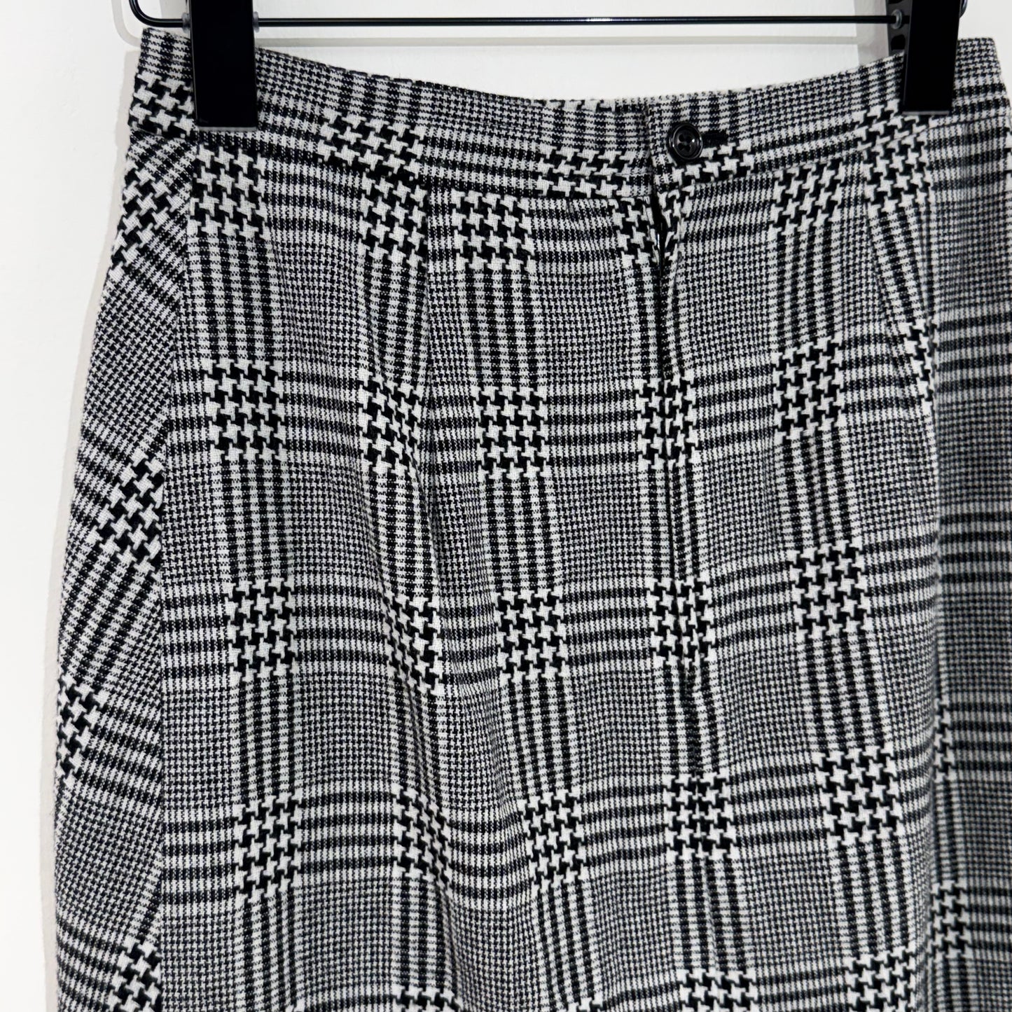 Comme des Garçons 1980s Wool Glen Check Skirt