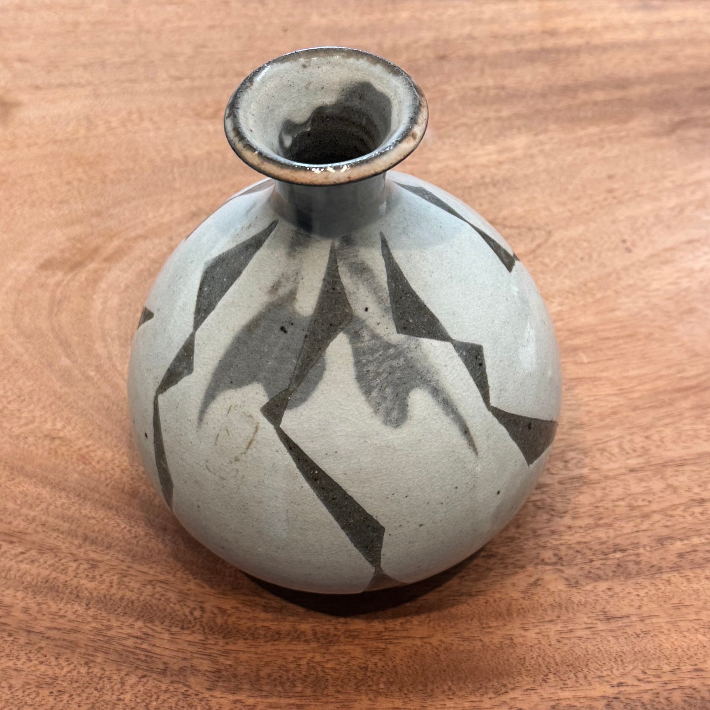 Tsuboya Ware Ceramic Tokkuri Vase