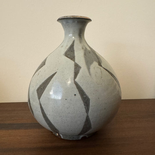 Tsuboya Ware Ceramic Tokkuri Vase