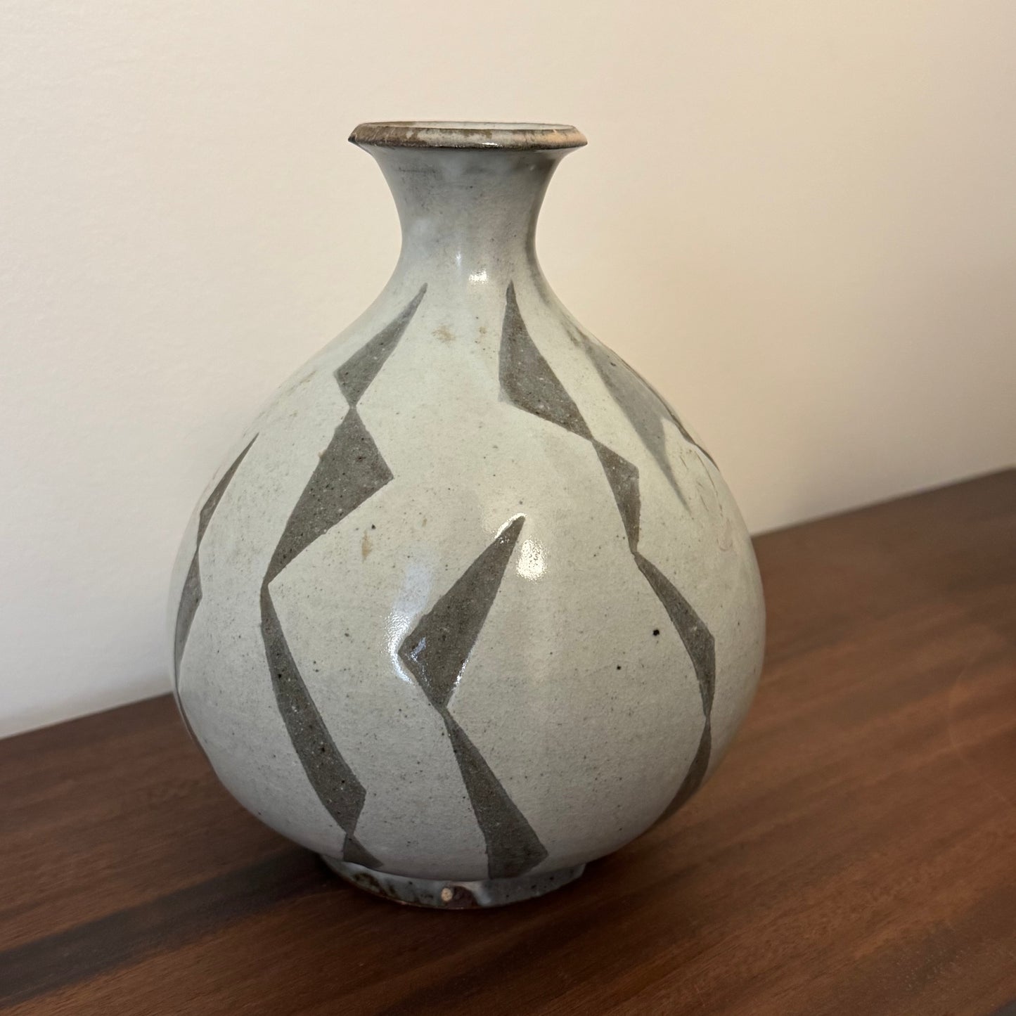 Tsuboya Ware Ceramic Tokkuri Vase