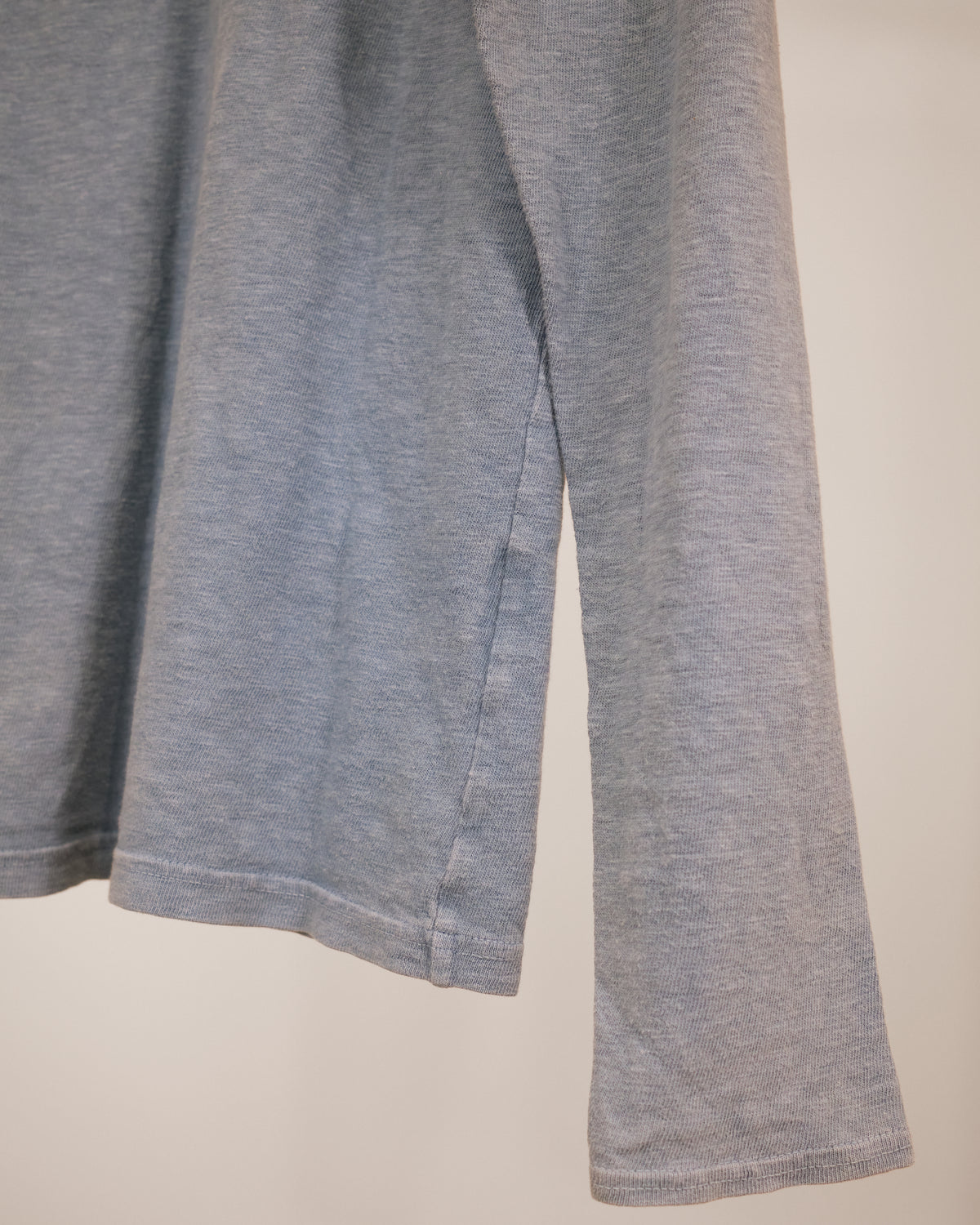 KAPITAL Distressed Garment-Dyed Long Sleeve Top