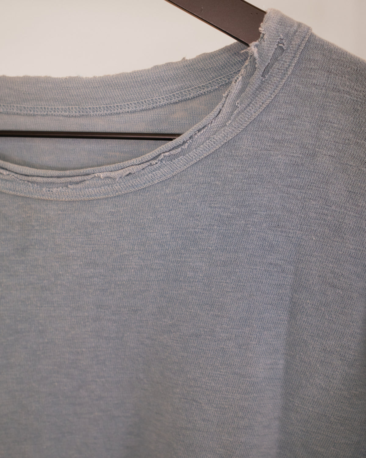 KAPITAL Distressed Garment-Dyed Long Sleeve Top