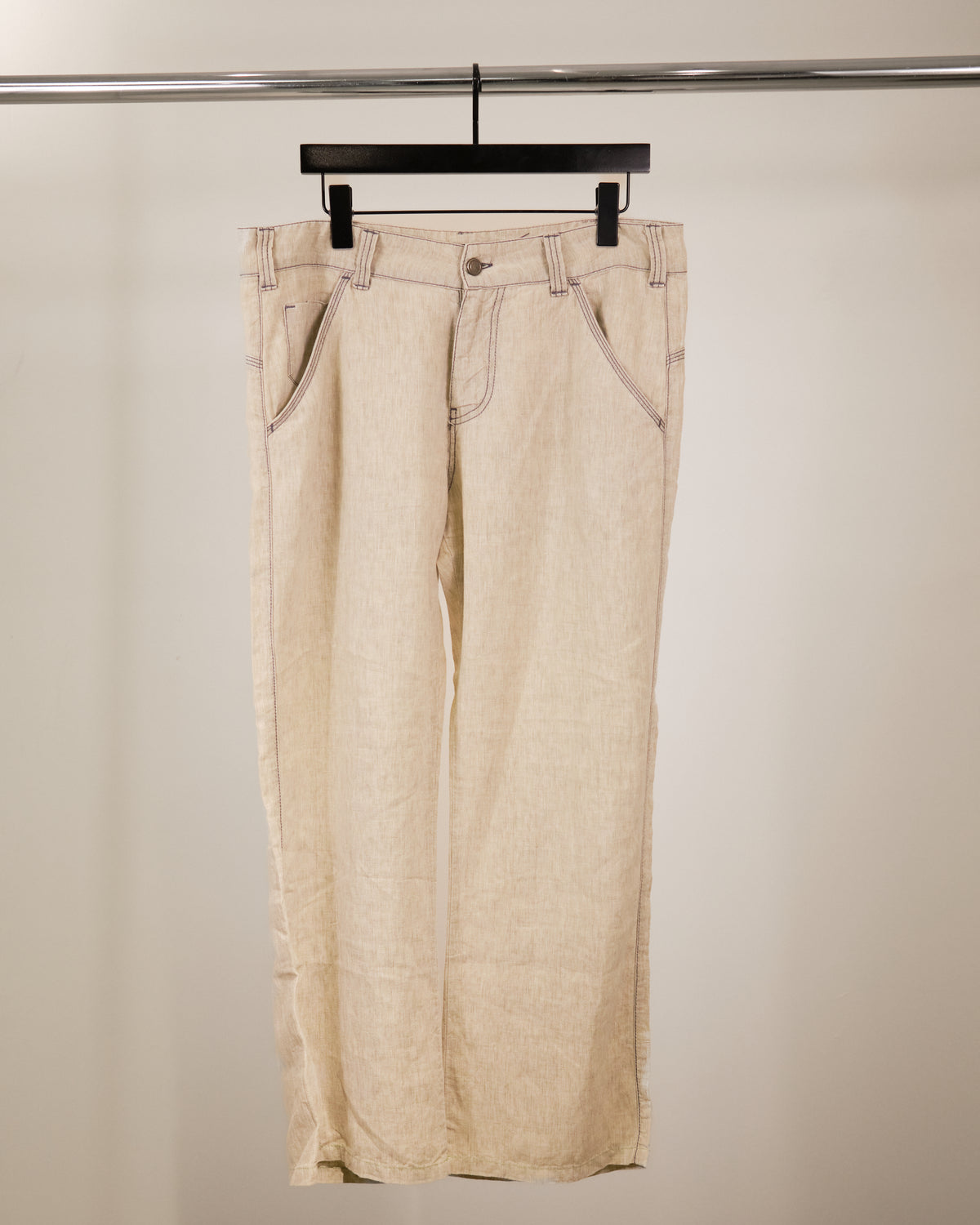 Giorgio Armani Pale Wide Trousers