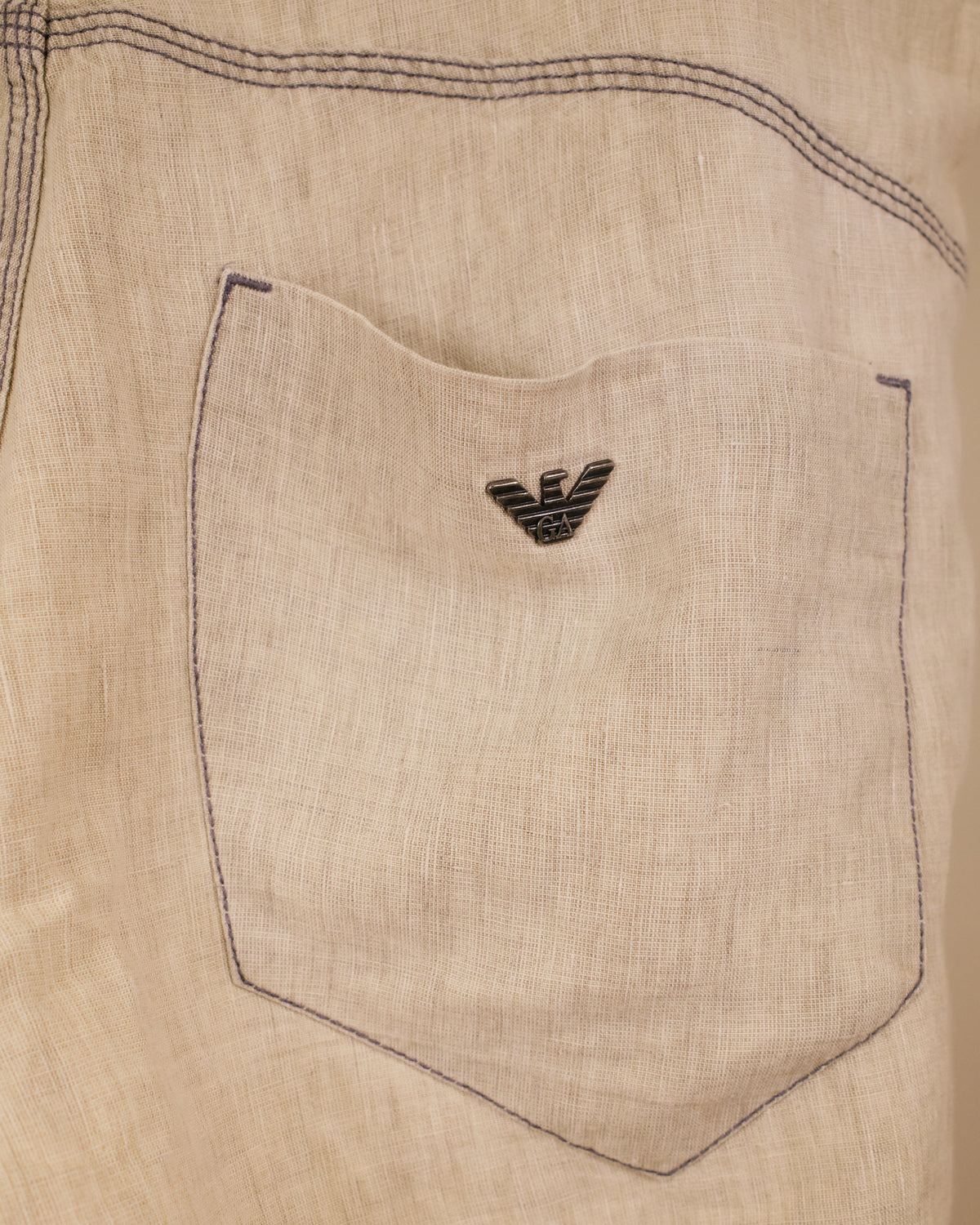Giorgio Armani Pale Wide Trousers