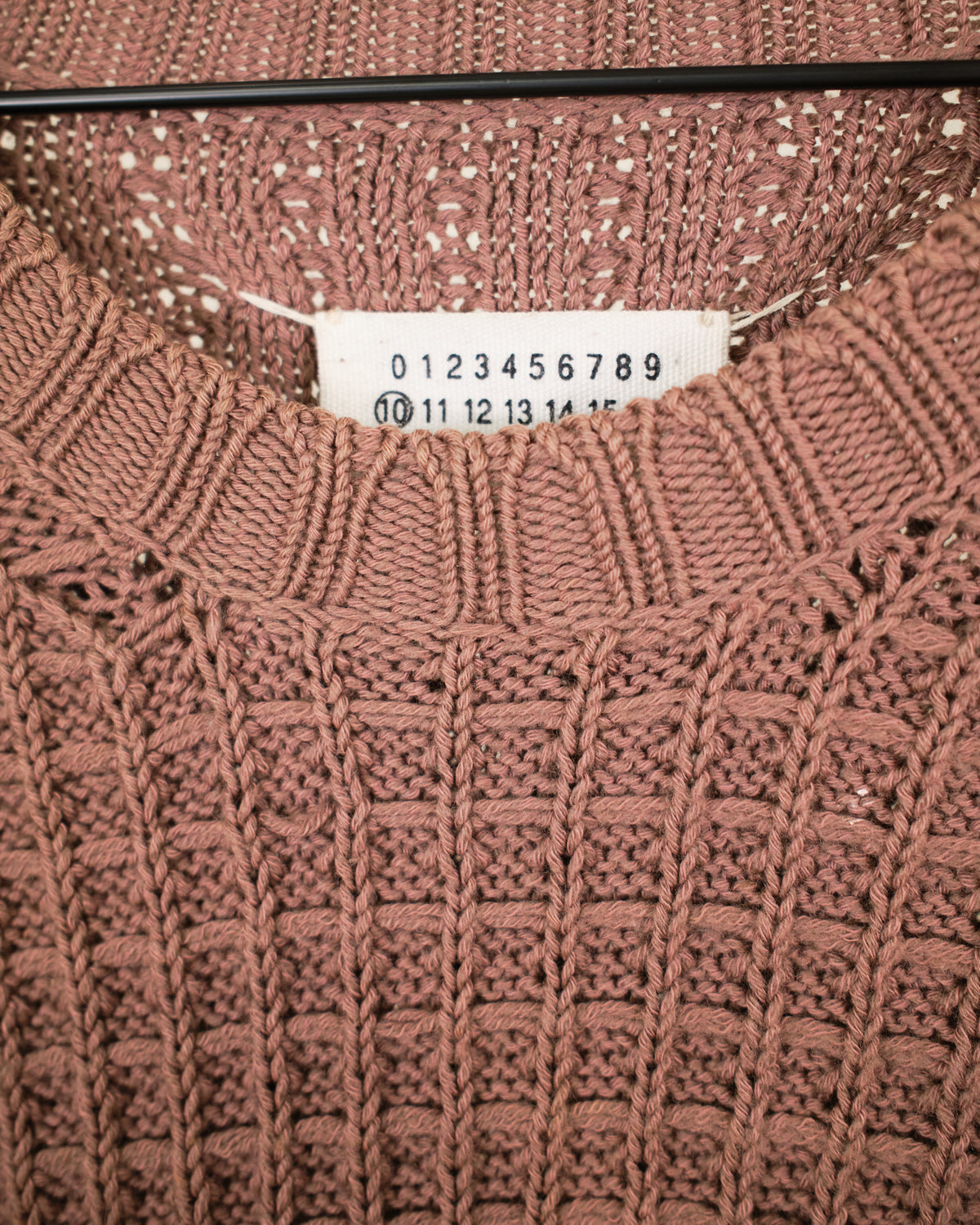 Maison Margiela Waffle Knit Sweater